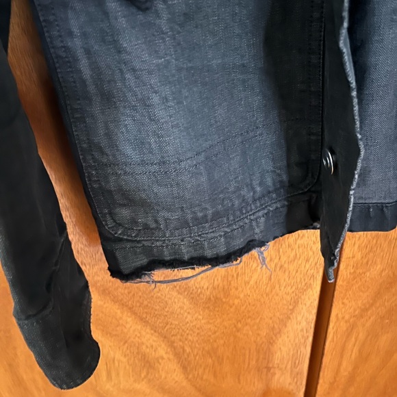 Cathartt x A.P.C. Denim Chore Jacket Black Size XS - Picture 6 of 6